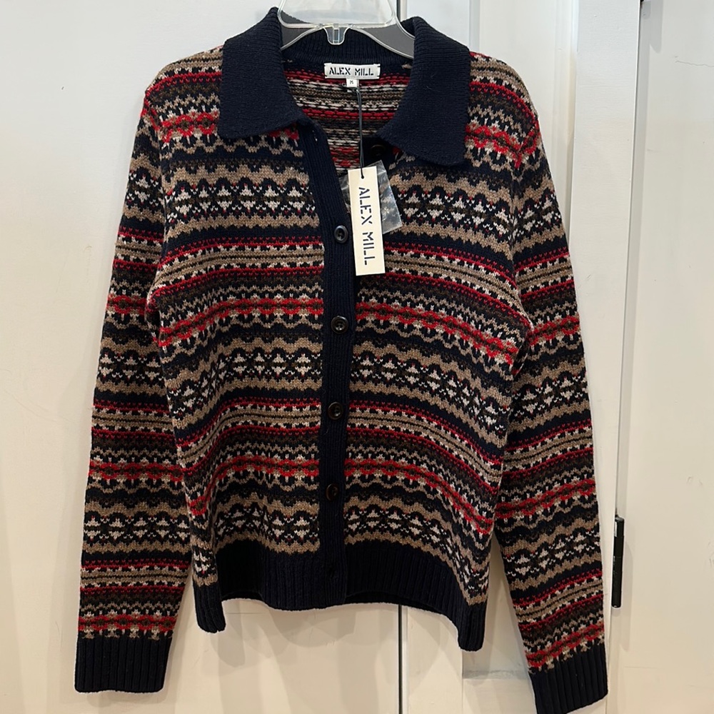 Alex Mill Fair Isle Cardigan